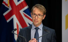 Director-General of Health Ashley Bloomfield at a media briefing at Parliament about the Covid-19 coronavirus.
