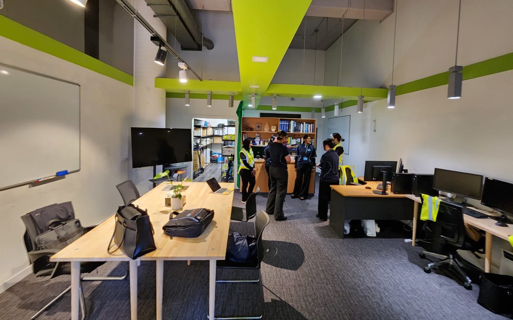 The Community Patrols New Zealand new base in central Auckland.