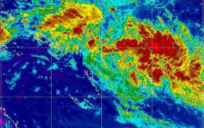 The tropical disturbance, TD04F, is brewing to Fiji's northwest. It's unlikely to develop into a cyclone, forecasters say.