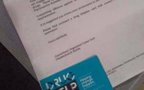 The letter advising Facebook users they are being watched by police.
