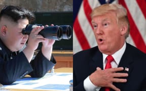 Kim Jong-un and Donald Trump.