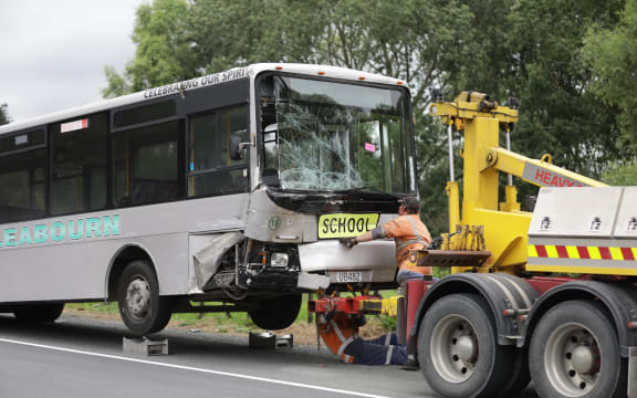 Multiple people were injured in a Otamatea High School bus crash in Northland on the morning of 30 October.
