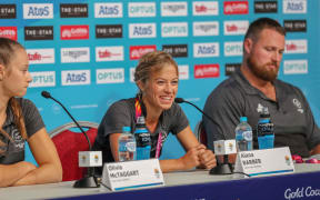 Race walker Alana Barber competes on Sunday