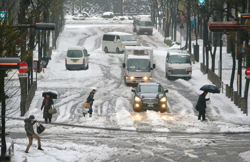 Snow storms have disrupted travel and led to fatal road crashes.