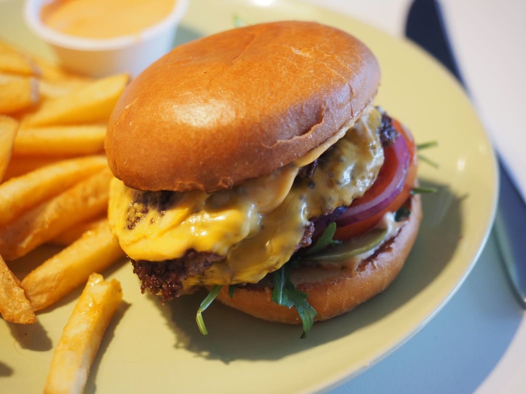 Sriracha Double Smash Burger