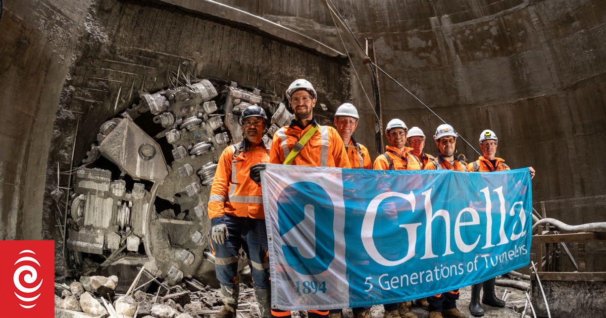 Final milestone for Auckland's central interceptor tunnel co