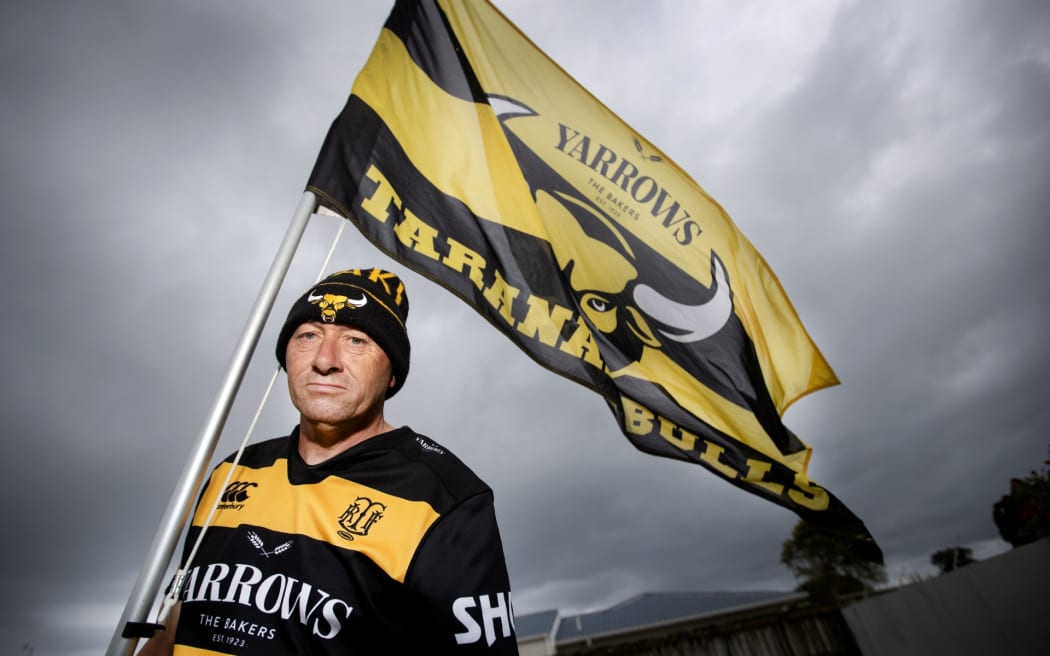 Mike Morresey - aka the Flag Man.