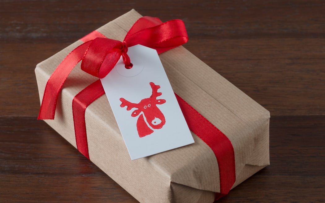 A file photo of a Christmas present