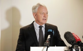 Auckland Mayor Phil Goff talking about the Ports of Auckland safety review.