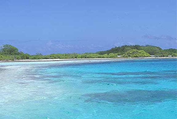 Millennium Atoll lagoon, 2008