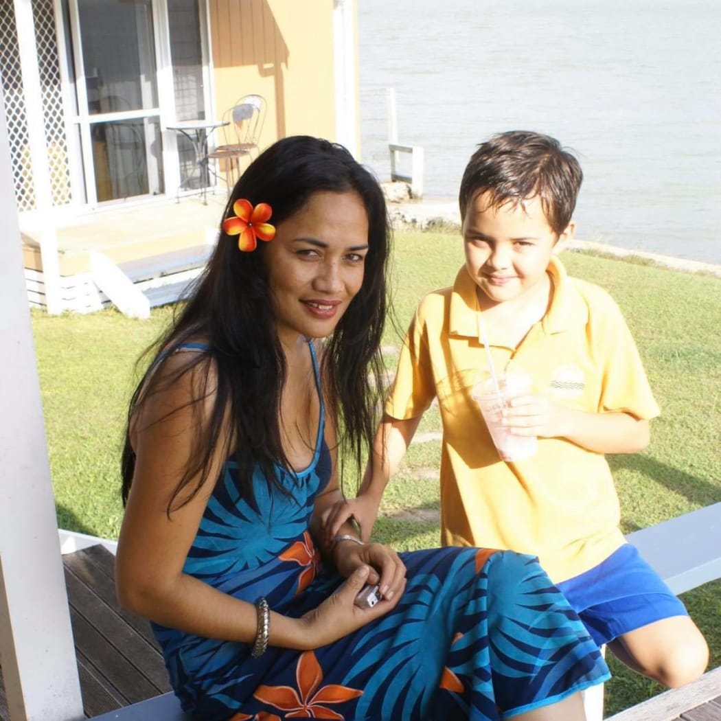 Luca and his mum