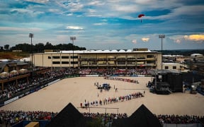The World Equestrian Games opening ceremony.