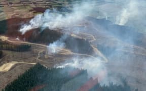 It could take days to extinguish a wildfire burning in a Canterbury pine forest, Fire and Emergency says. Fire crews have been fighting the blaze near Waipara in the Hurunui district since being alerted to it on Thursday night.