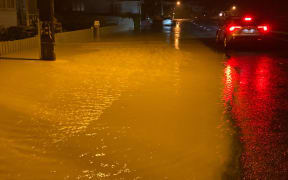 Flooded along Tararu Road in Thames after Cyclone Gabrielle unleased fury overnight.