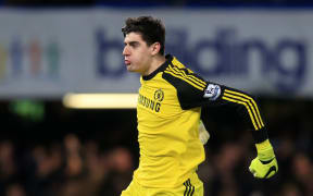 Chelsea goalkeeper Thibaut Courtois