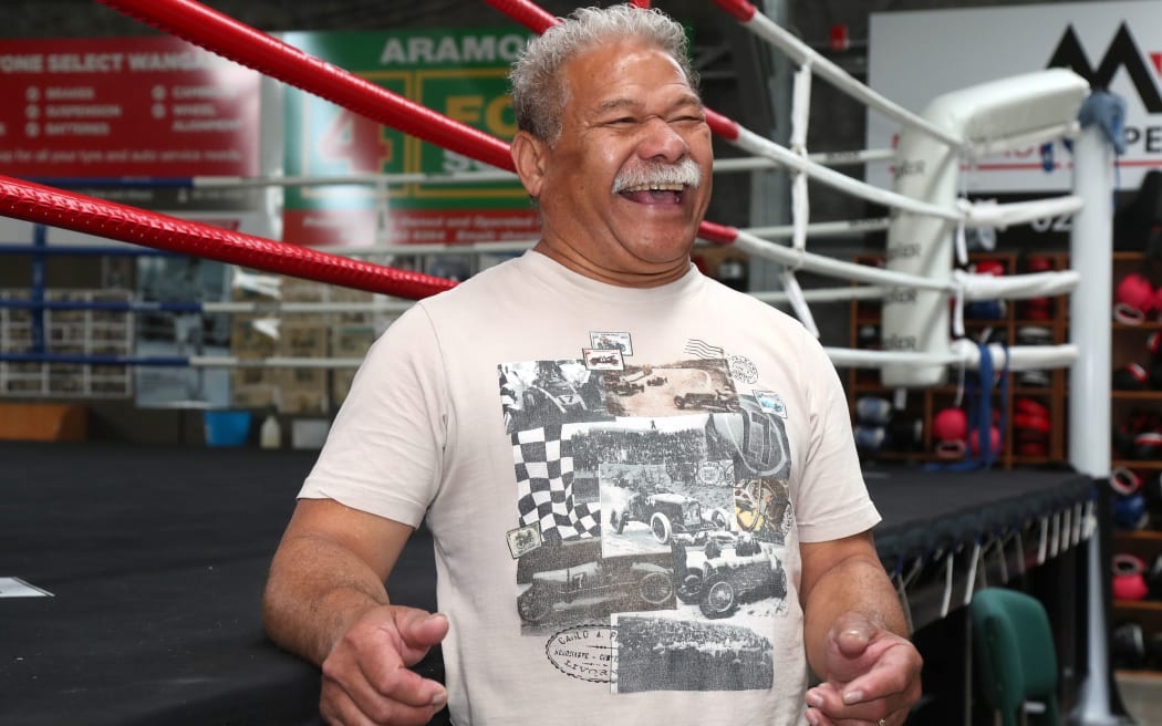 Eddie Tofa from the River City Boxing Club and Whanganui Boxing Association.