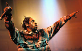 Rapper Coolio performs live on stage at Paradiso in Amsterdam, Netherlands on 17th January 1996.