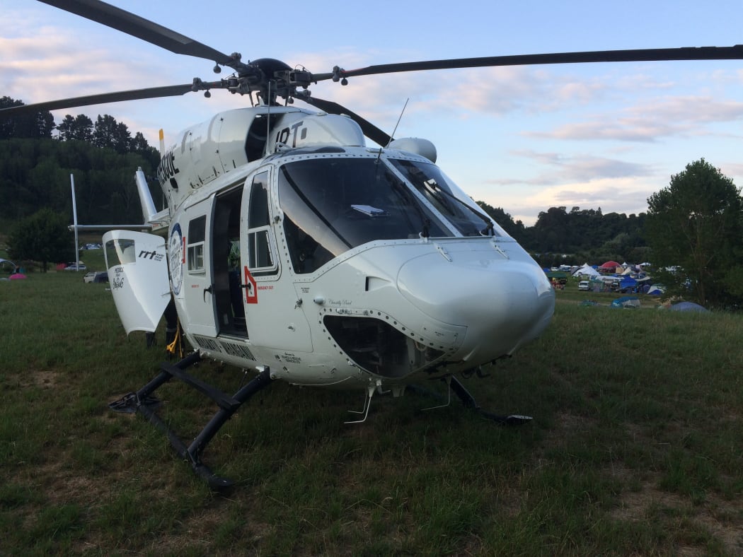 The Palmerston North Rescue Helicopter was dispatched to Vinegar Hill.