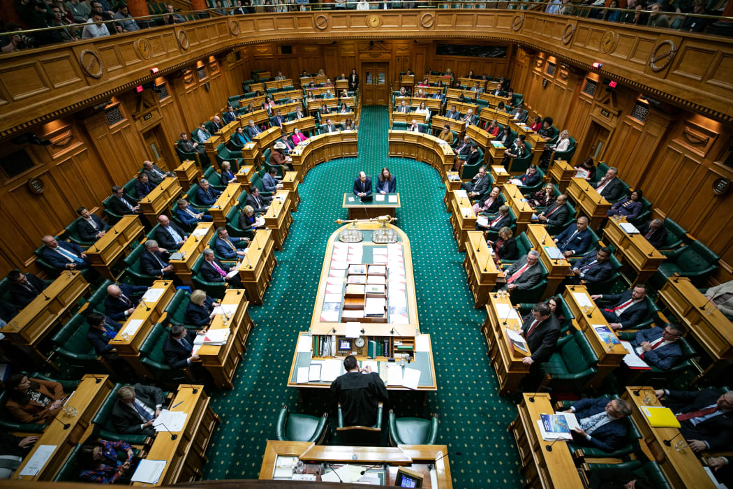 The Minister of Finance Grant Robertson delivers his Budget 2021 statement to the House