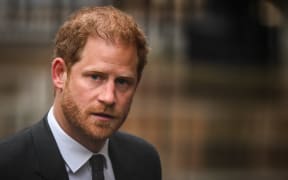 File photo. Prince Harry, Duke of Sussex arrives at the Royal Courts of Justice in central London on 28 March 2023. The court was hearing a privacy claim launched by celebrities and other figures against the publisher of the Daily Mail.