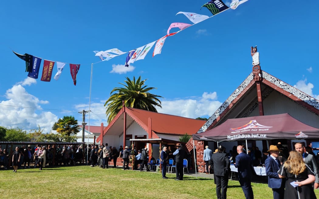 Ngāpūwaiwaha Marae in Taumarunui awaits the signing on Saturday morning.