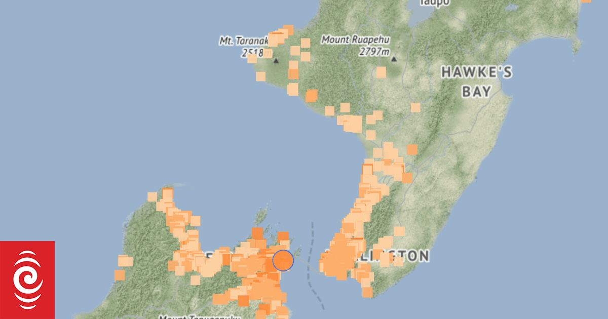An earthquake strikes central New Zealand RNZ News