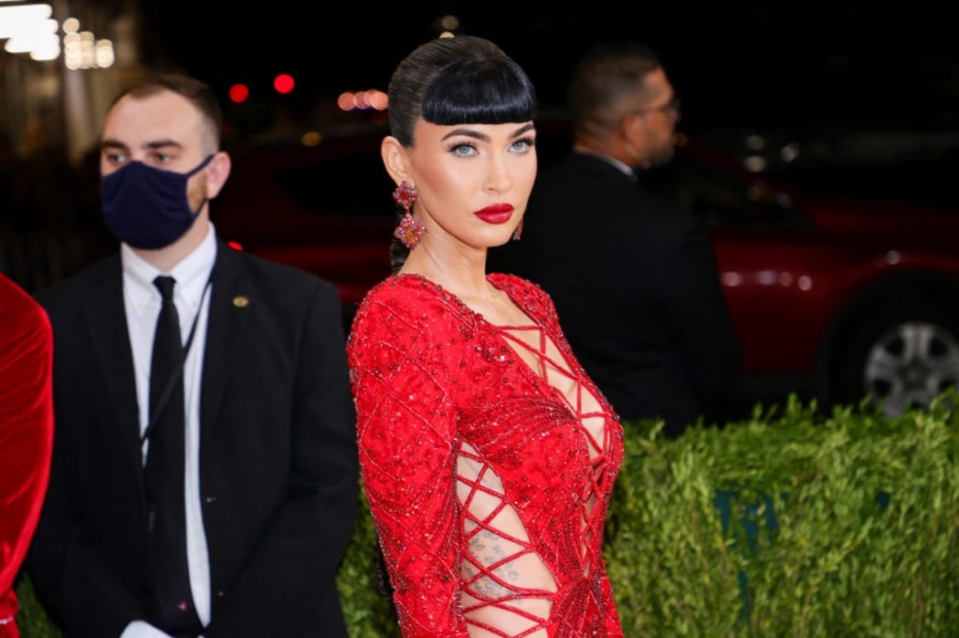 NEW YORK, NEW YORK - SEPTEMBER 13: Megan Fox attends The 2021 Met Gala Celebrating In America: A Lexicon Of Fashion at Metropolitan Museum of Art on September 13, 2021 in New York City.