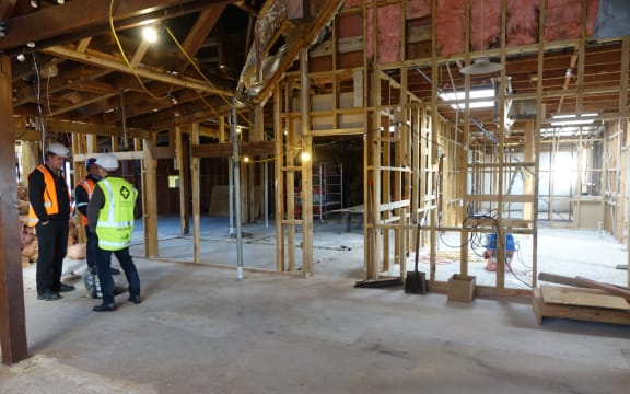 Work is underway at Southland Charity Hospital.