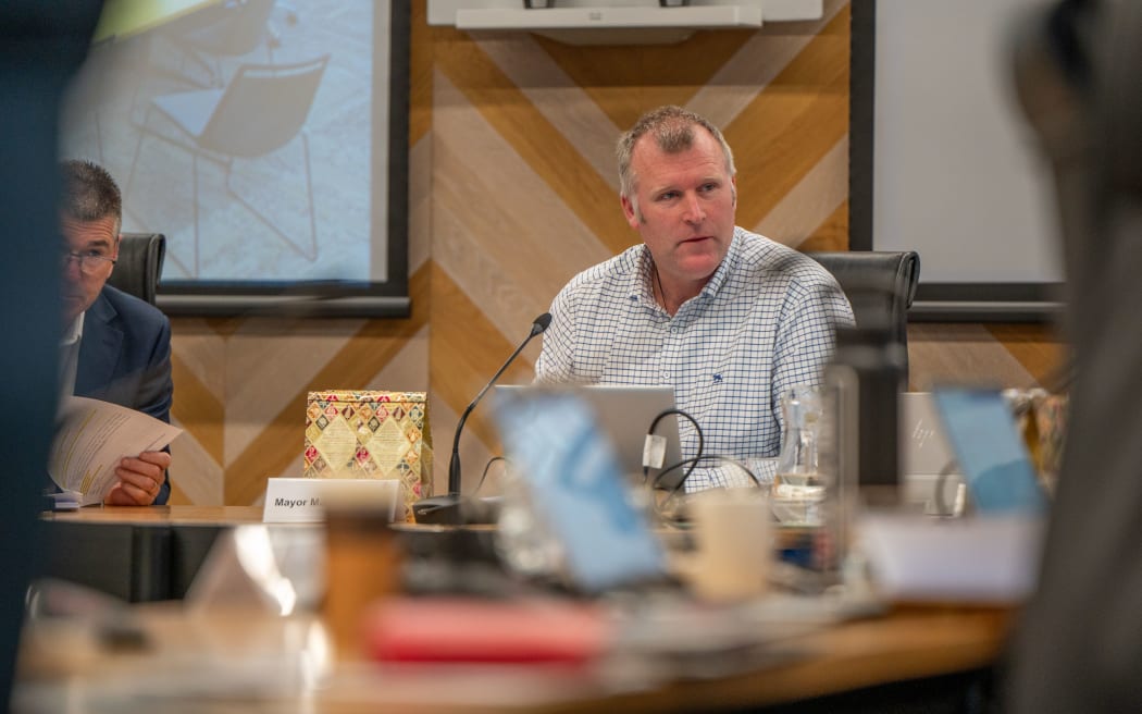 Mayor Mahé Drysdale rated himself a seven out of 10 for leadership.