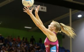 The Southern Steel's Shannon Francois leaps for the ball.