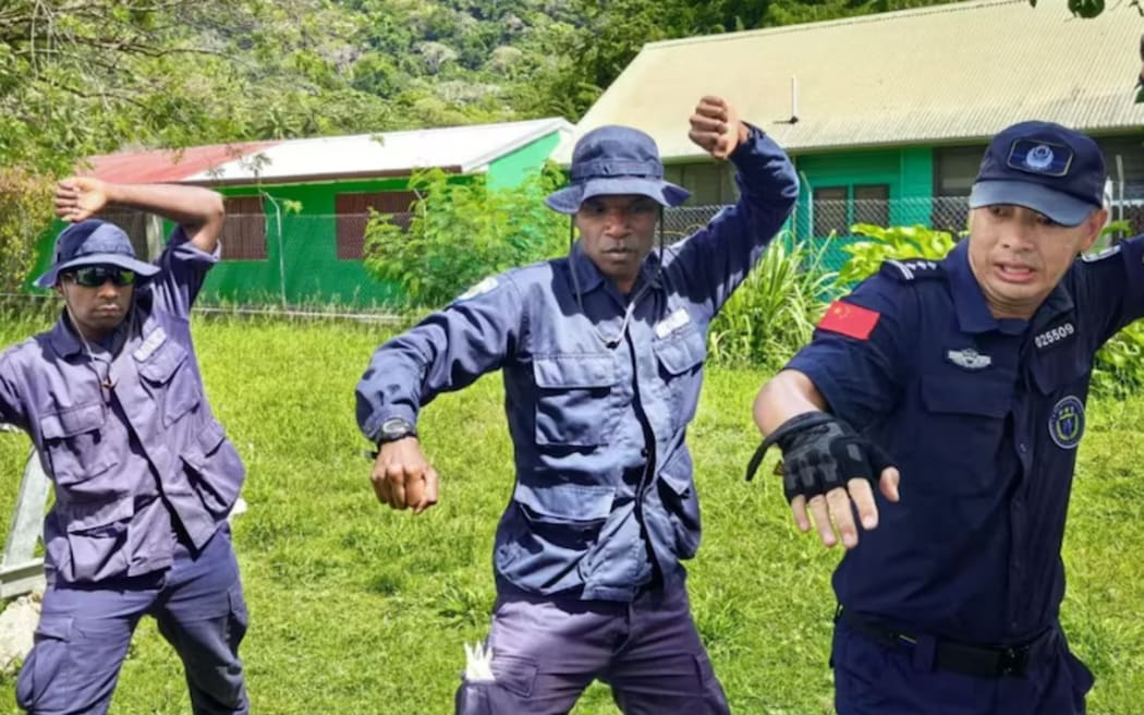 Vanuatu is planning to sign a policing agreement with China. (Supplied: Chinese Embassy in Vanuatu)
