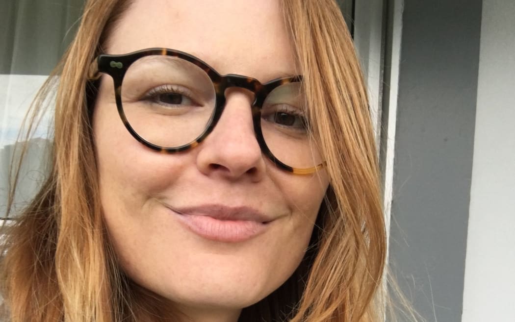Emma Berquist. Was stabbed six times by a stranger in Wellington while walking her dog.