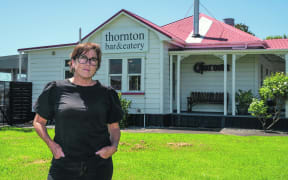 Thornton Bar and Eatery owner Brenda Collins says road works over summer left her business without customers for a month.