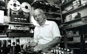 Bill Sevesi in his Mt Roskill home studio