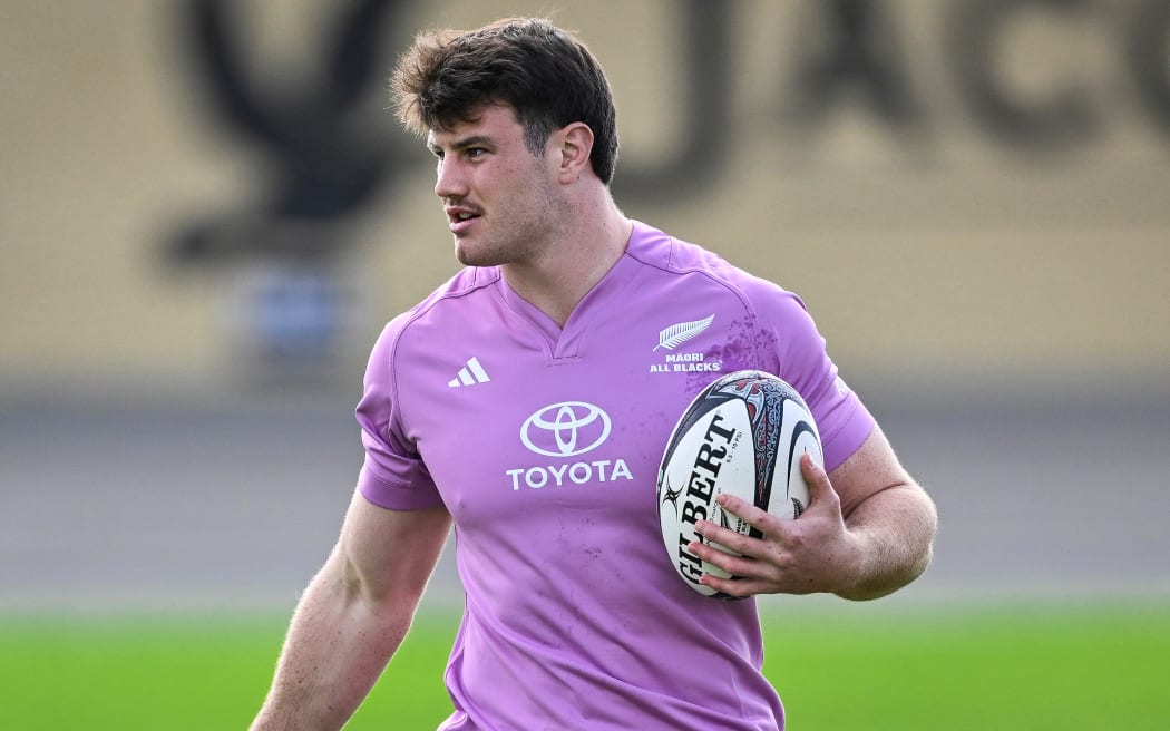 Zach Gallagher of the Māori All Blacks.