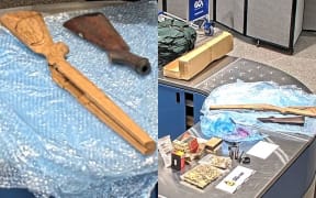 Security officers seized bullets, shells and firearm parts at the Gold Coast Airport.