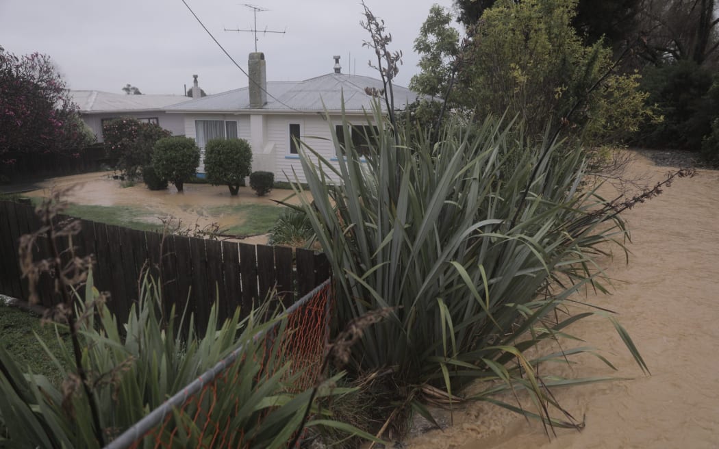 Nelson flood damage in Atawhai as seen on 19 August 2022.