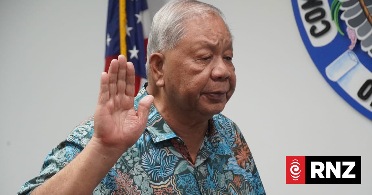 David Apatang sworn in as CNMI’s 11th governor