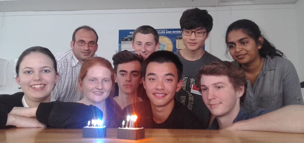 The 2016 nanocampers experimented with light-emitting diodes, or LEDs, to learn about the  chemistry and nanotechnology involved in producing different colours of light.