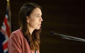 PM Jacinda Ardern speaks to media following Russia's invasion of Ukraine