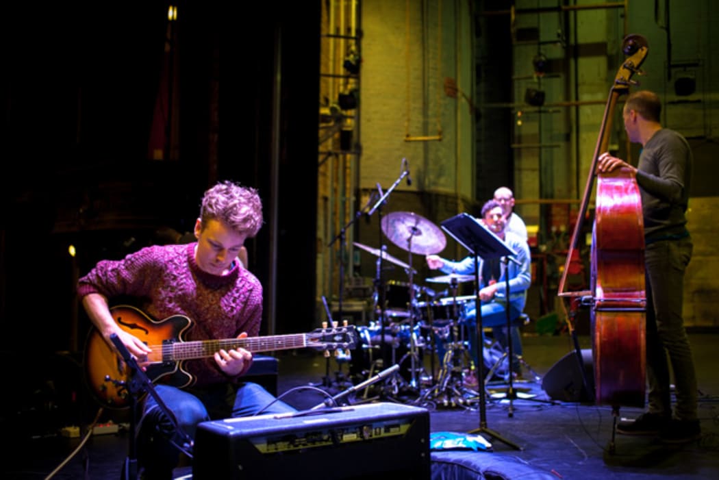 Reinier Baas, Maarten Hogenhuis, Mark Schilders, and bassist Stefan Lievestro