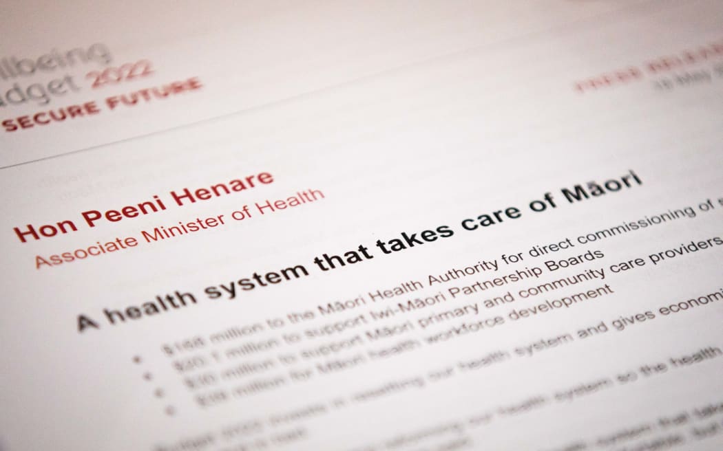 Grant Robertson announcing Budget 2022