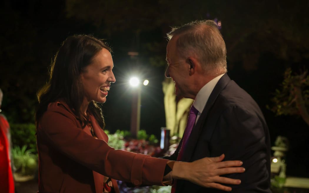 Prime Minister Jacinda Ardern and Australian Prime Minister Anthony Albanese.