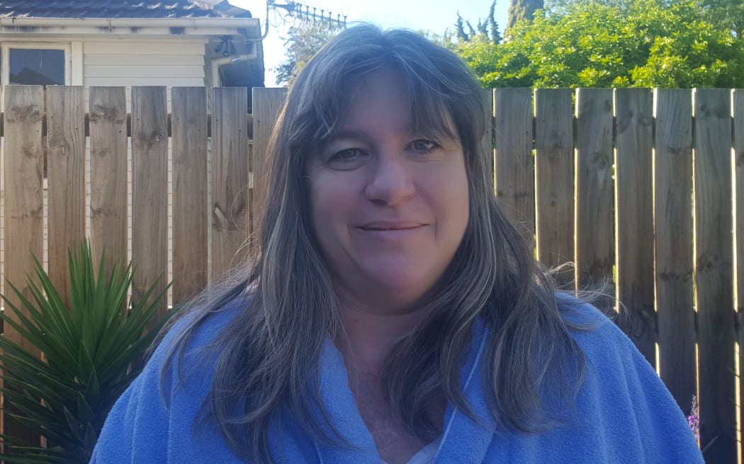 Karen Spurgen, neighbour of Hawke's Bay state home caught fire in Hastings. 7/11/18