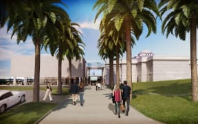 Sarjeant Gallery artist's impression Warren Mahoney extension