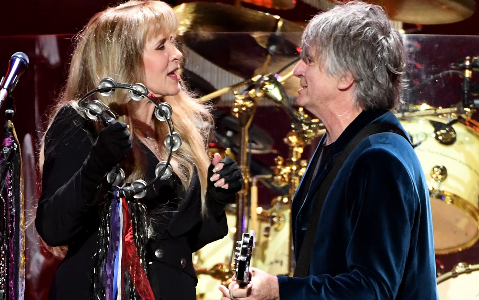 Neil Finn and Stevie Nicks of Fleetwood Mac
