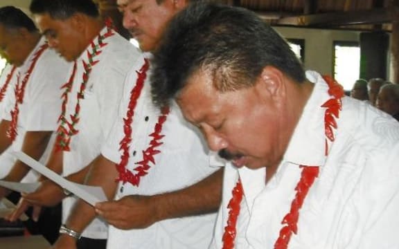 Guilty... Samoa's Associate Minister for Trade and Commerce, Muagututagata Peter Ah Him.