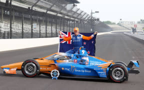 Indy 500 pole sitter Scott Dixon 2021.