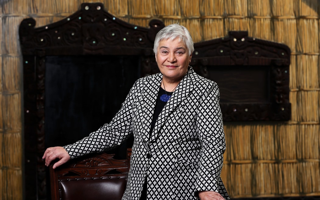 WELLINGTON, NEW ZEALAND - JULY 29:  Maori Party co-leader Tariana Turia poses during a portrait session at Parliament on July 29, 2014 in Wellington, New Zealand. New Zealanders will head to the polls on September 20 for the 2014 General Election to determine the membership of the 51st New Zealand Parliament.  (Photo by Hagen Hopkins/Getty Images)
