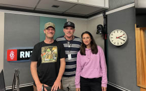 DJ Dubhead, Mark Williams and Kara Rickard.